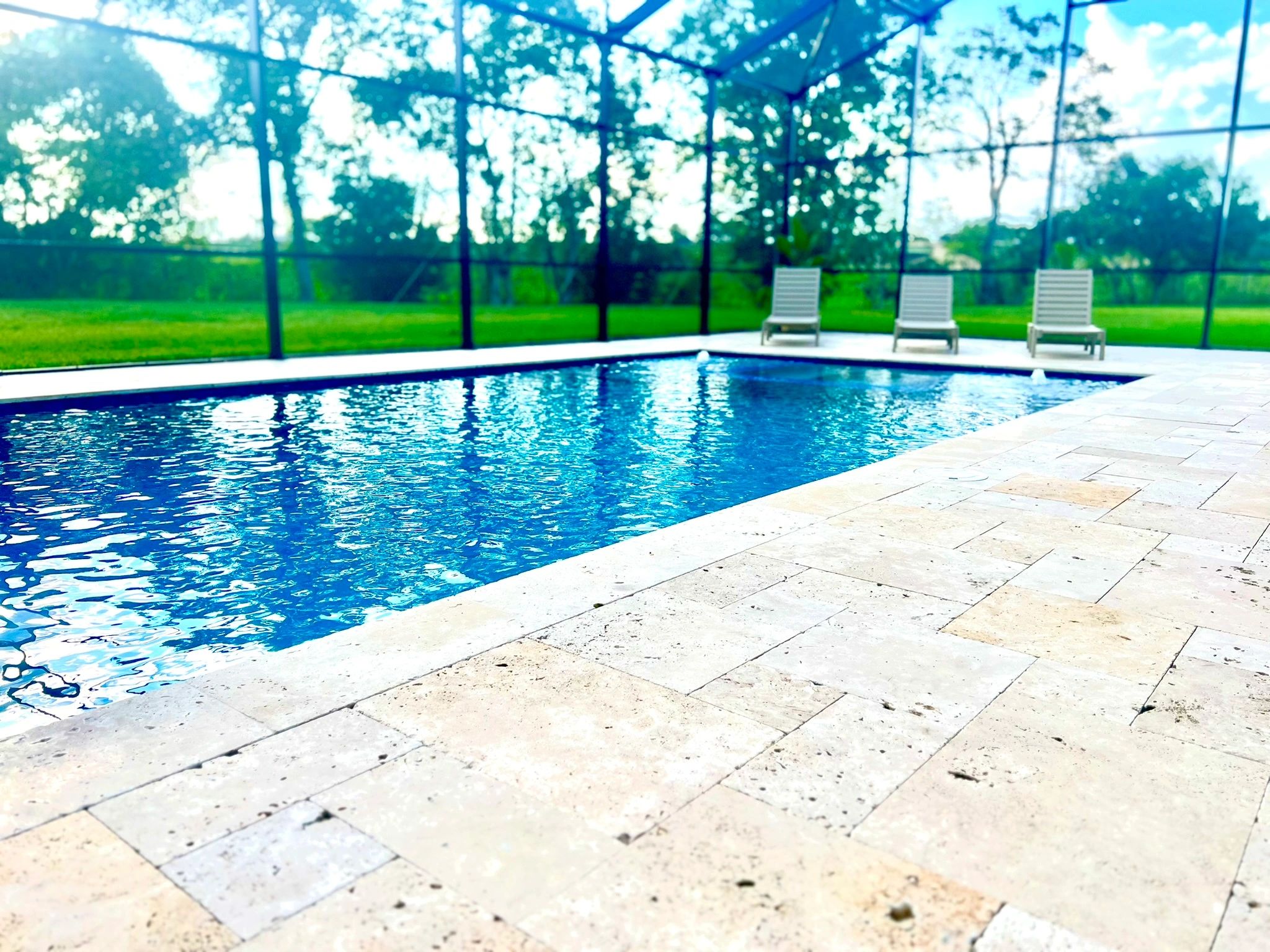 A Clean Pool USA service team